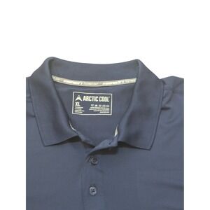 Arctic Cool‎ Mens Xl Blue Pole Shirt Hydrofreeze Technology Golf Athletic